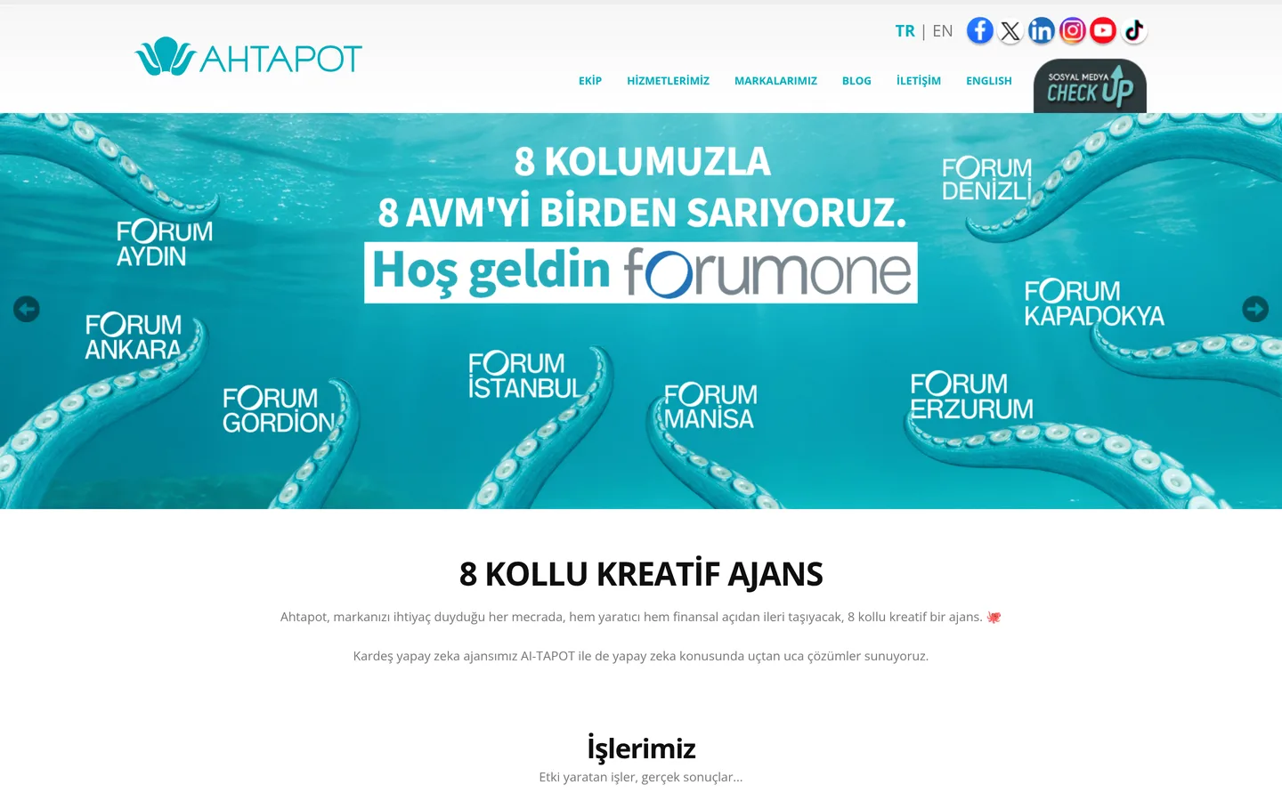 Ahtapot Sosyal Medya