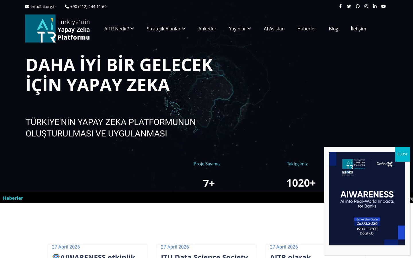 AITR - Türkiye'nin Yapay Zeka Platformu