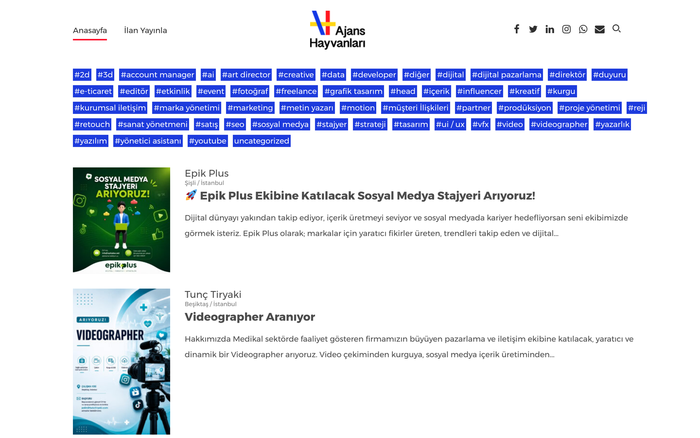Ajans Hayvanları