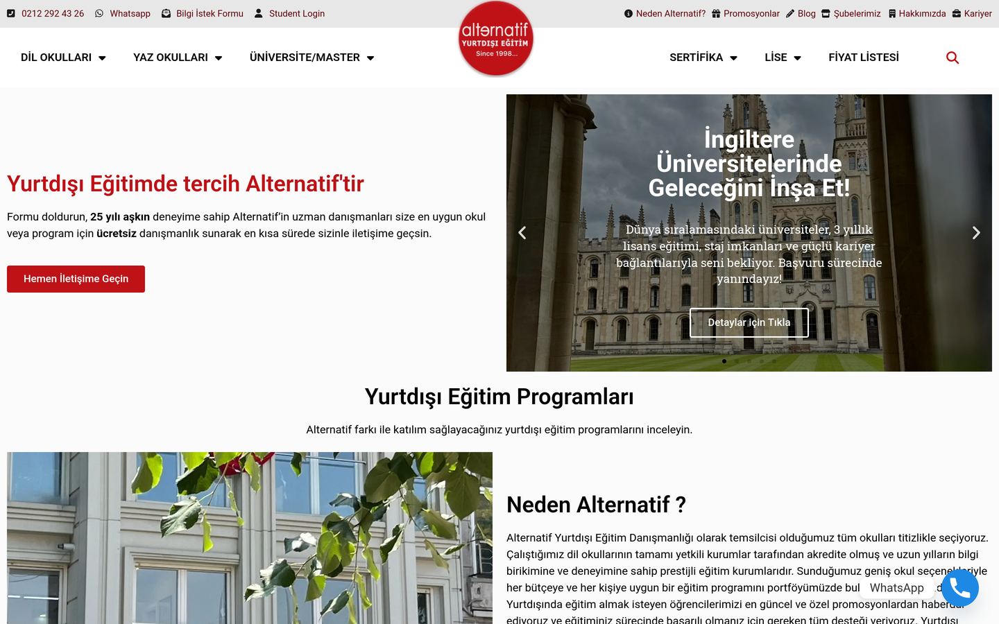 Alternatif Yurtdışı Eğitim