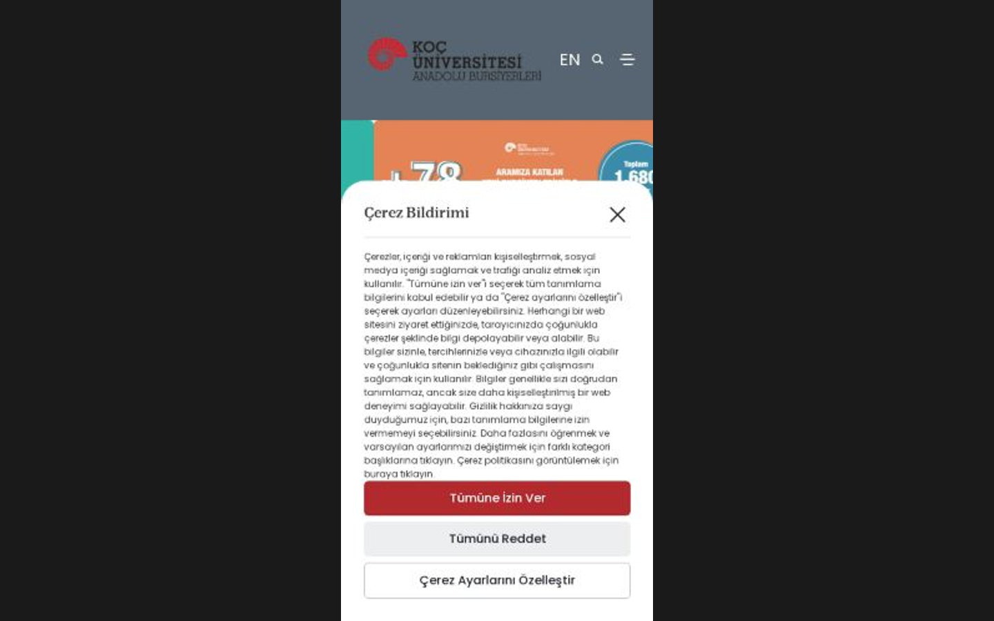 Koç Üniversitesi Anadolu Bursiyerleri