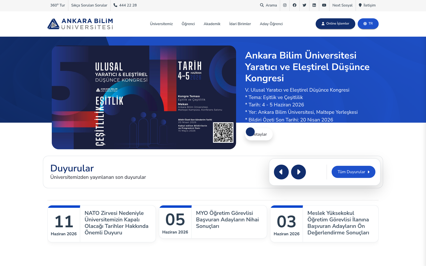 Ankara Bilim Üniversitesi