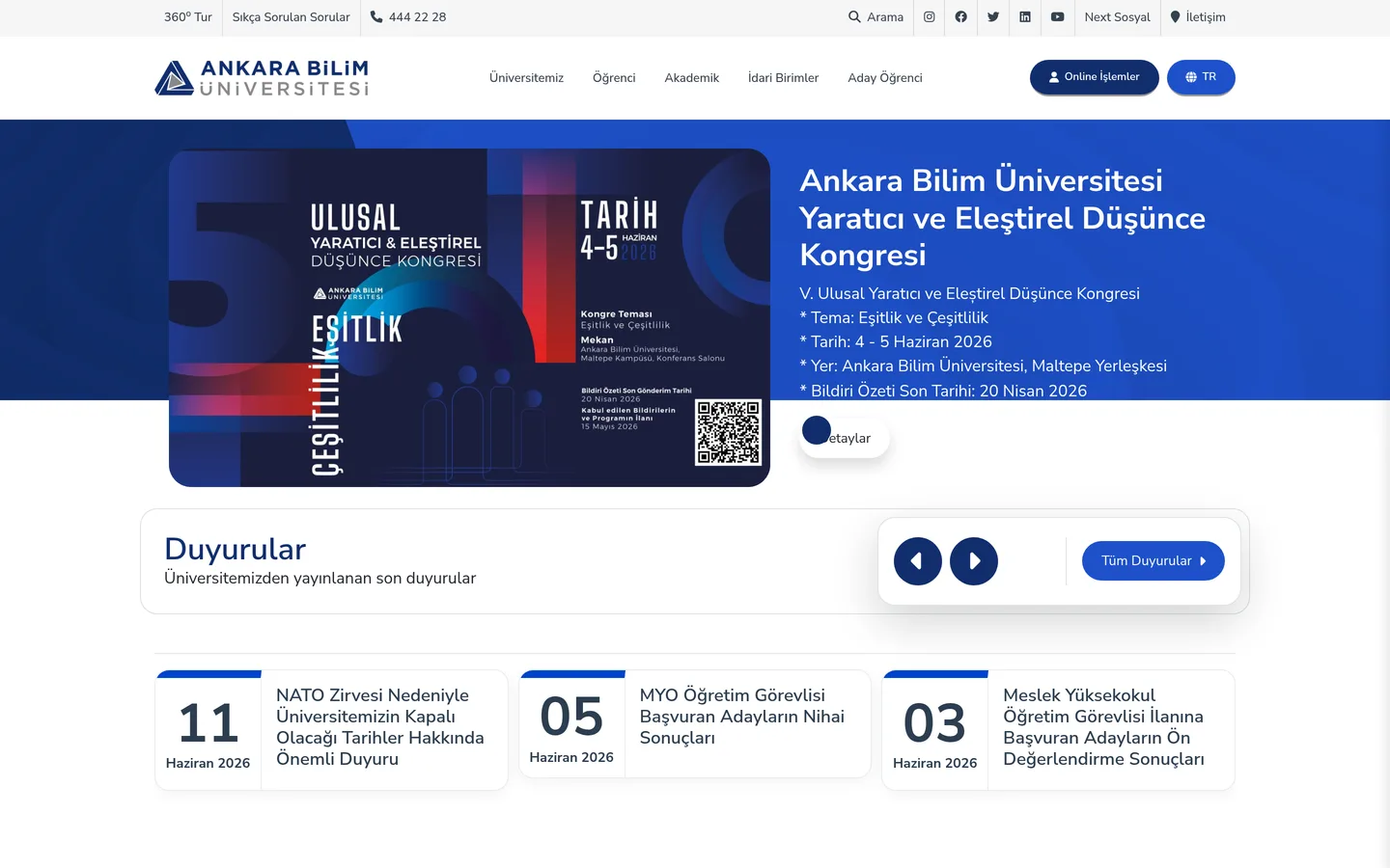 Ankara Bilim Üniversitesi