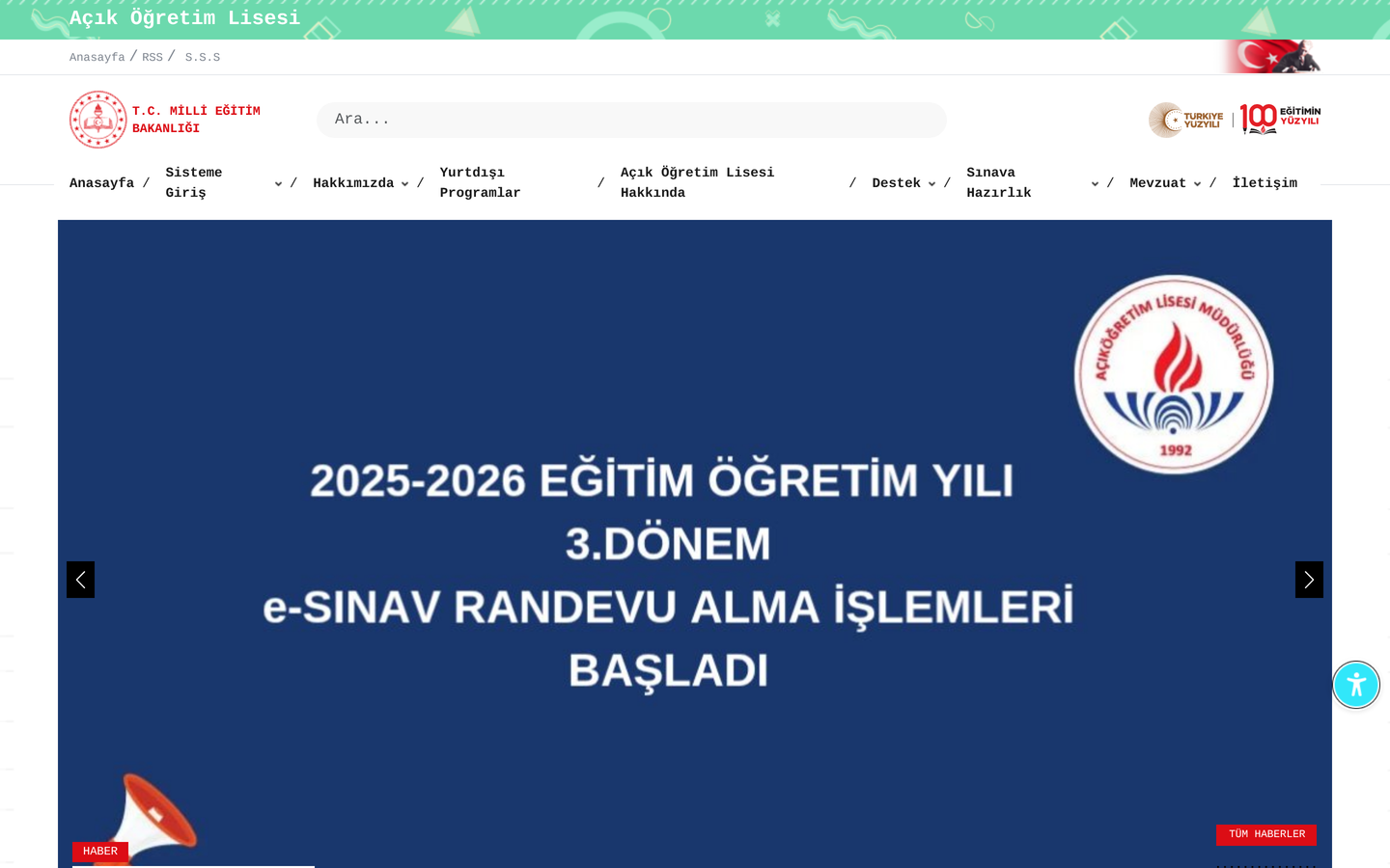 Açık Öğretim Liseleri Bilgi Sistemi