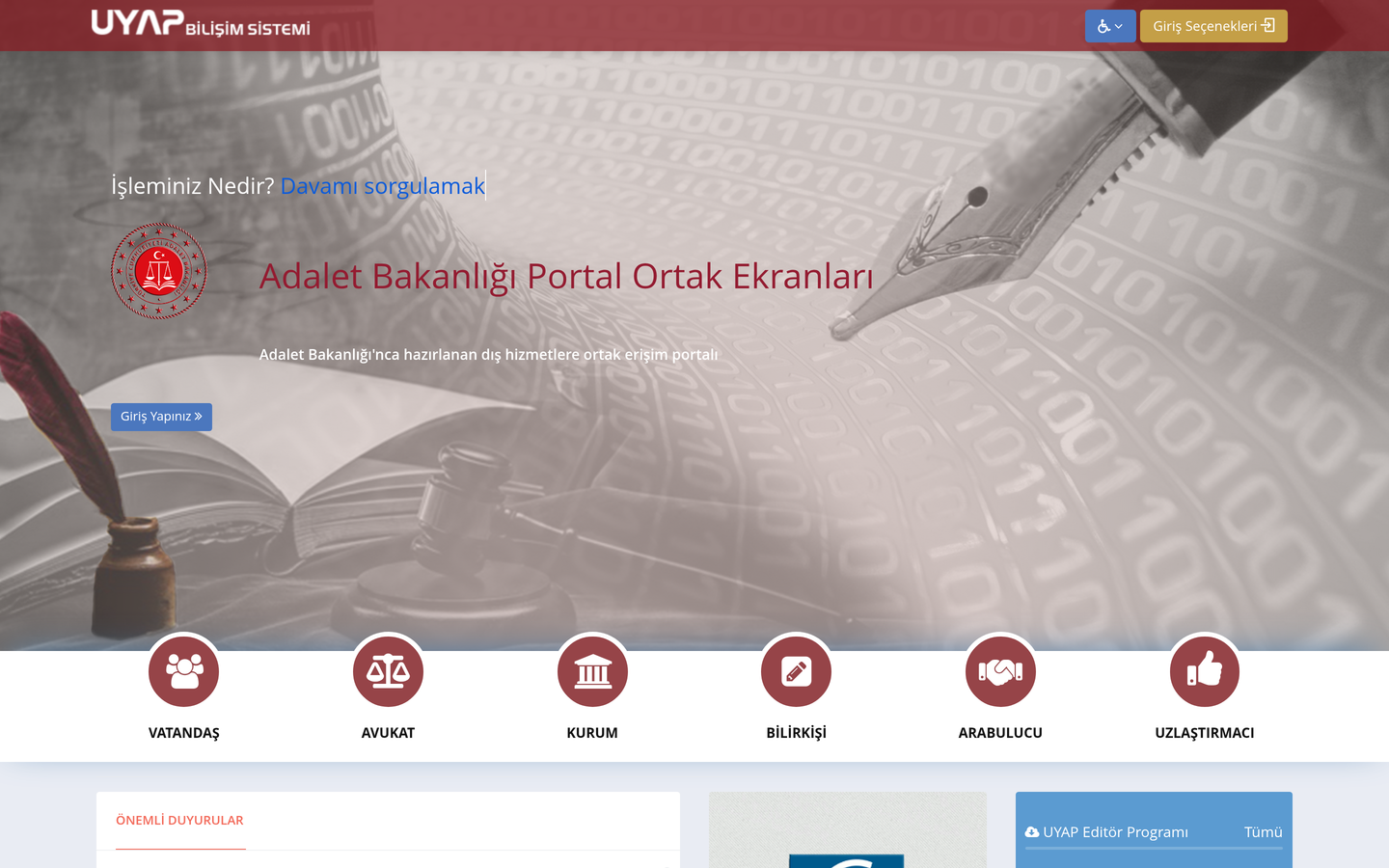 UYAP Arabulucu Portal