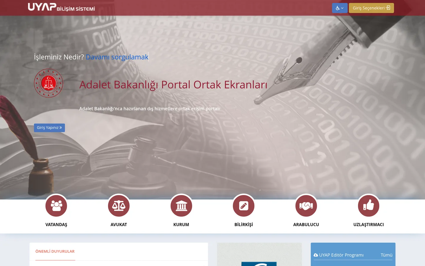 UYAP Arabulucu Portal