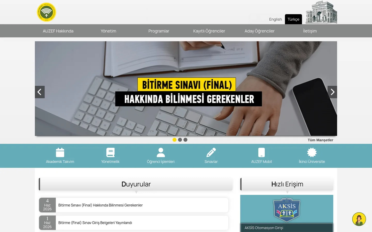 İstanbul Üniversitesi Açık ve Uzaktan Eğitim