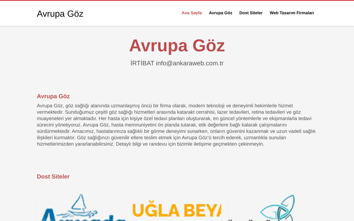 Avrupa Göz