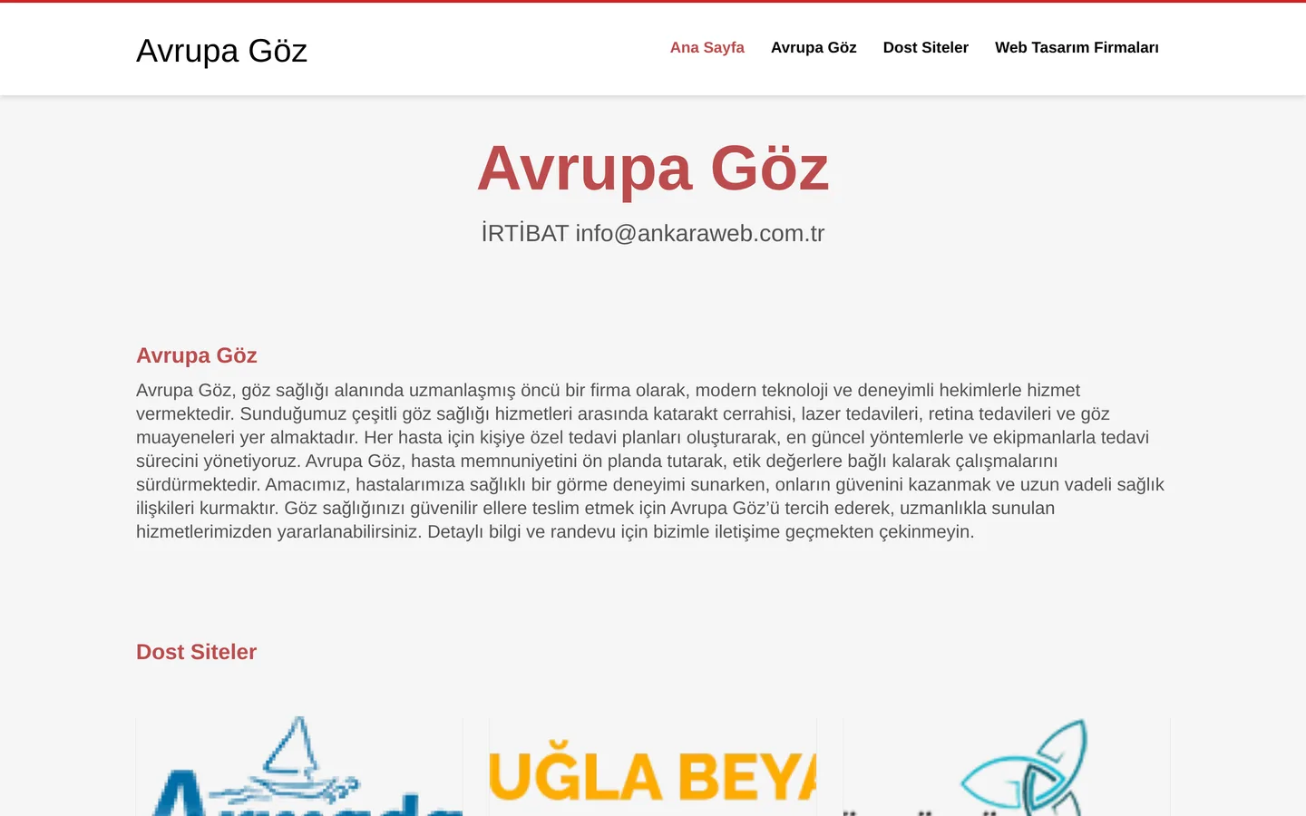 Avrupa Göz