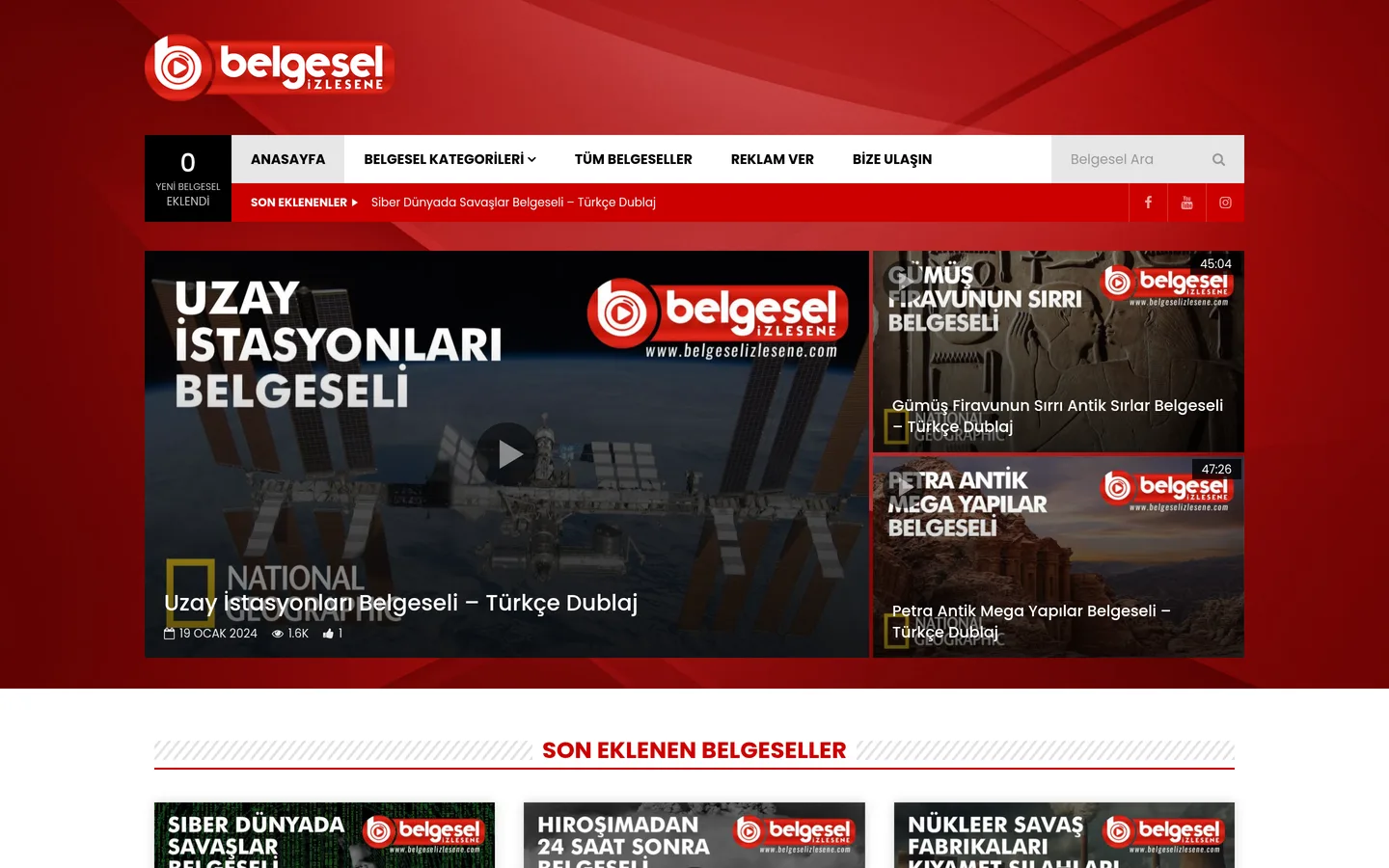 Belgesel İzlesene
