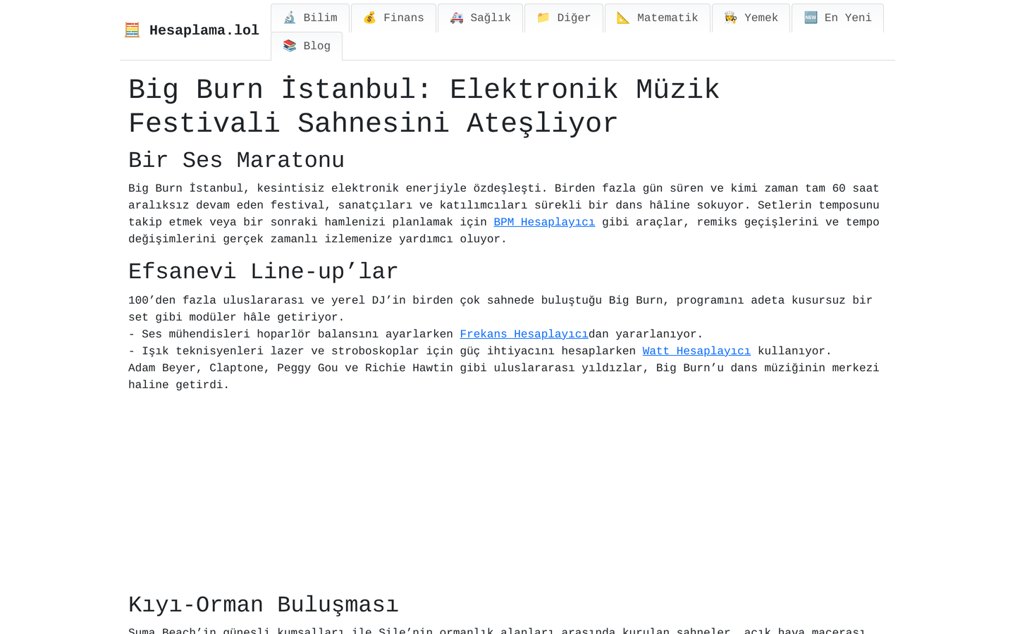 Big Burn Istanbul