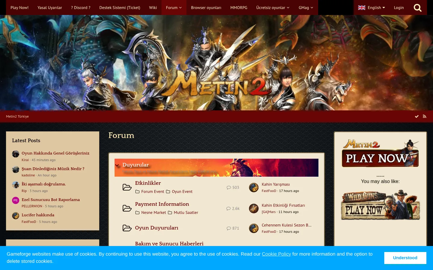 Metin2 Resmi Forum