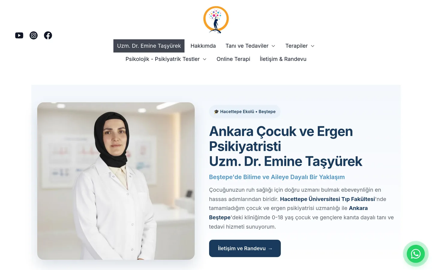 Çocuk Ergen Psikiyatristi (Emine Taşyürek)