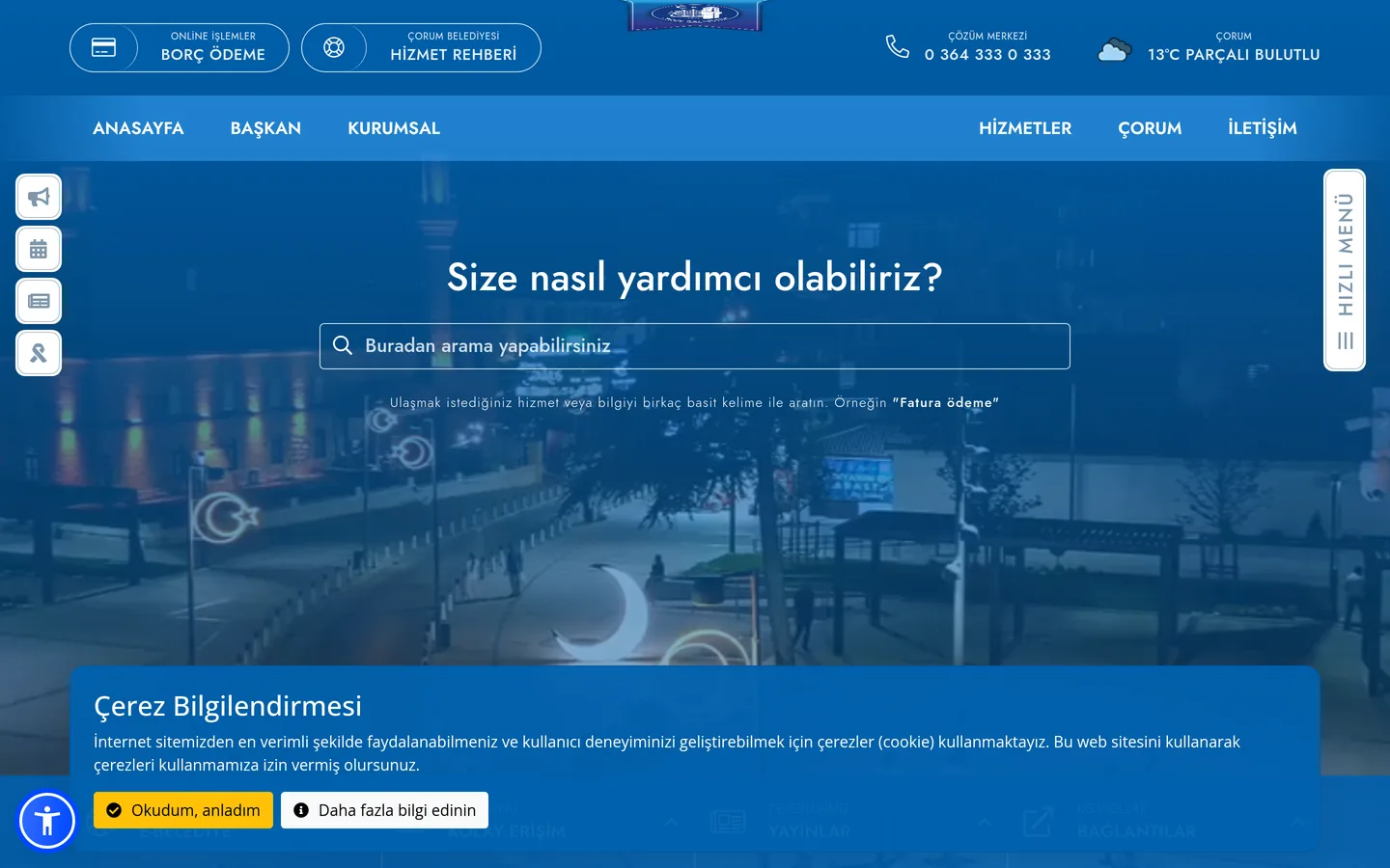 Çorum Belediyesi Kent Rehberi