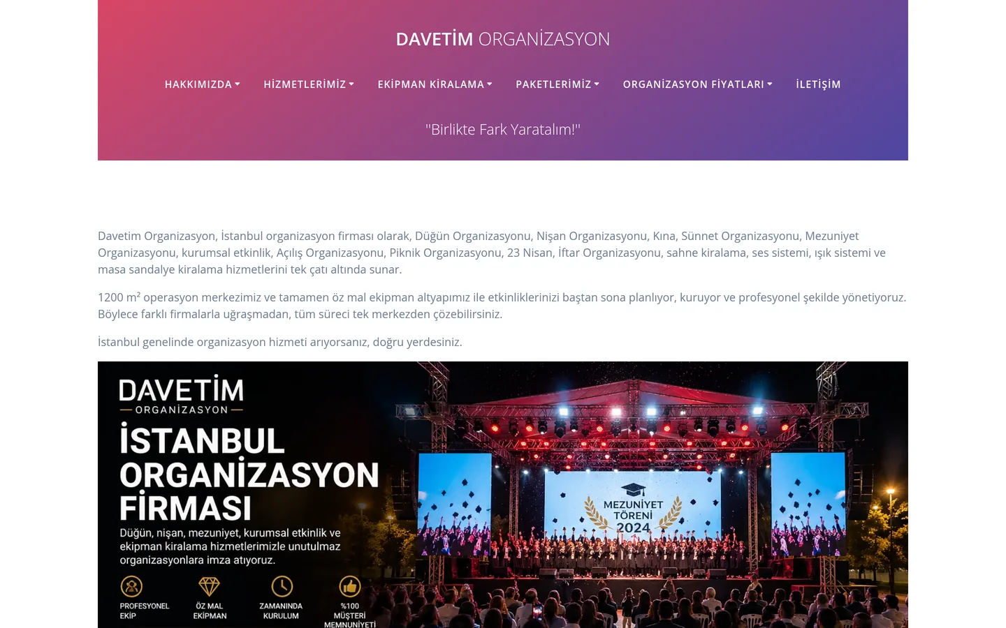 Davetim Organizasyon