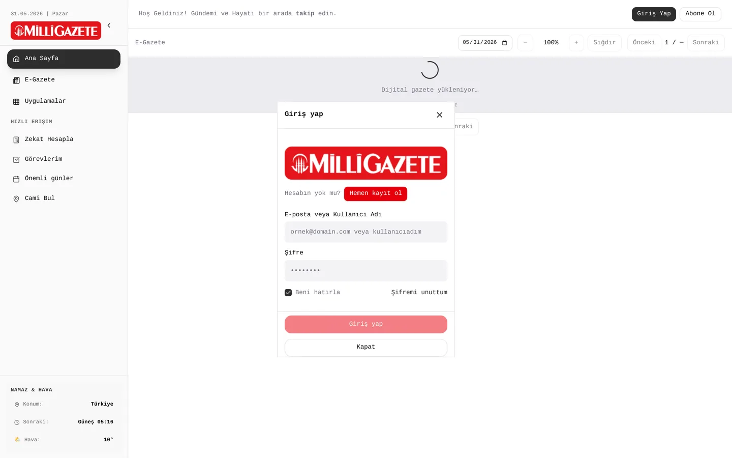 Milli Gazete