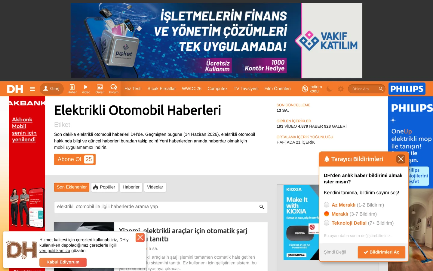 DonanımHaber Elektrikli Otomobil