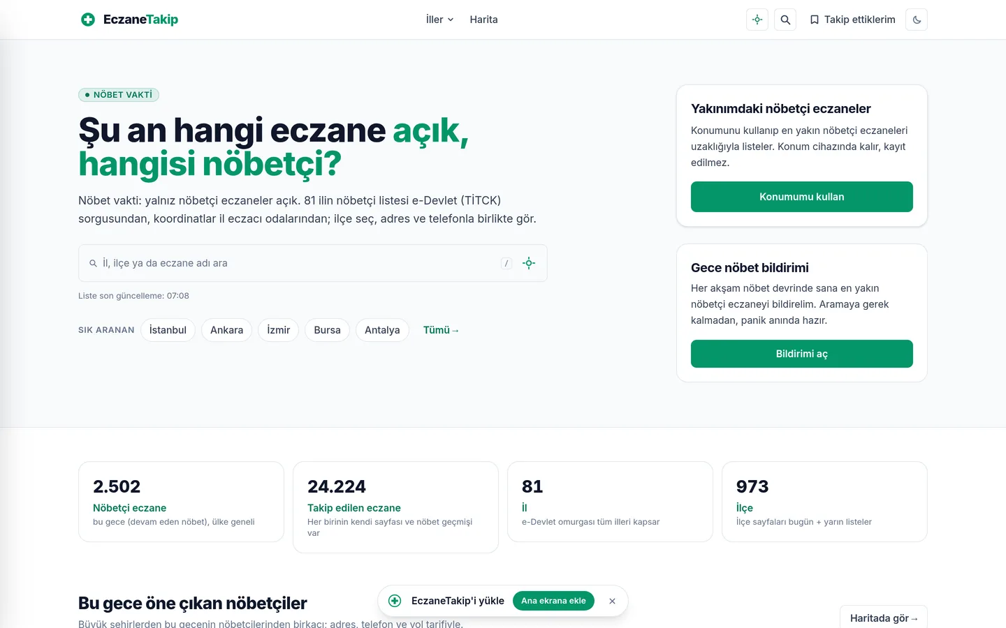 EczaneTakip