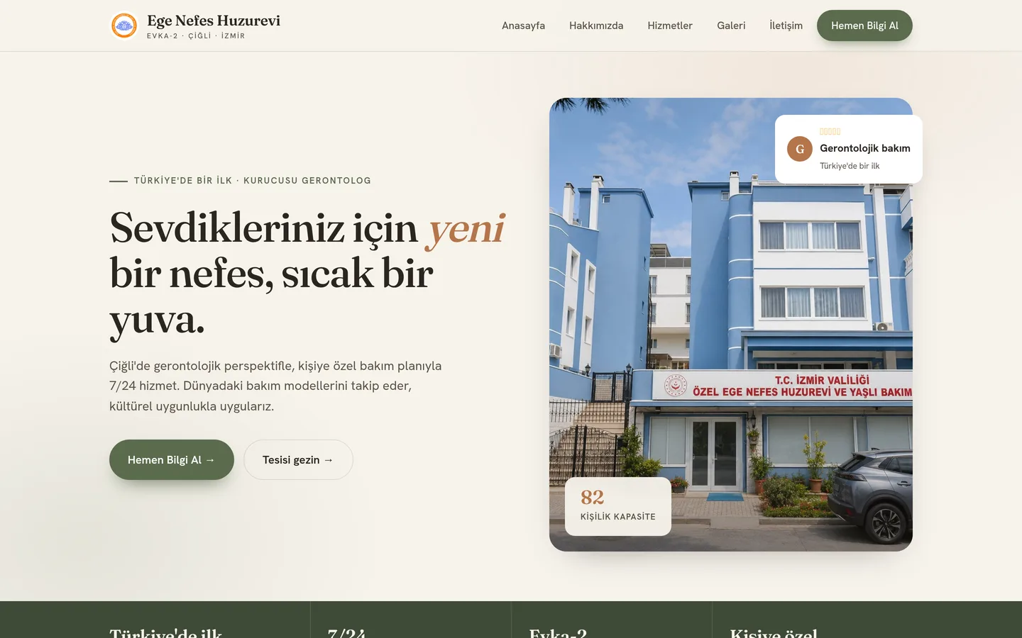 Özel Ege Nefes Huzurevi