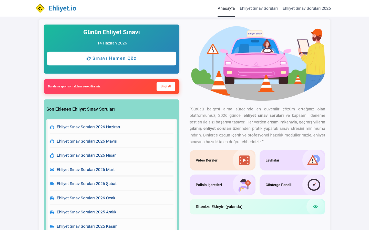 Ehliyet.io