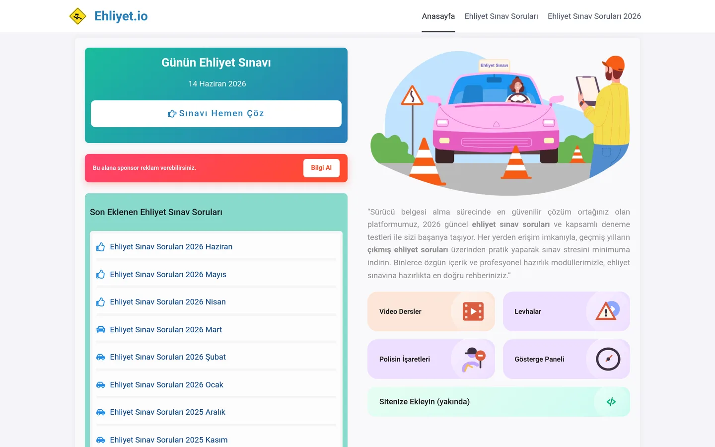 Ehliyet.io