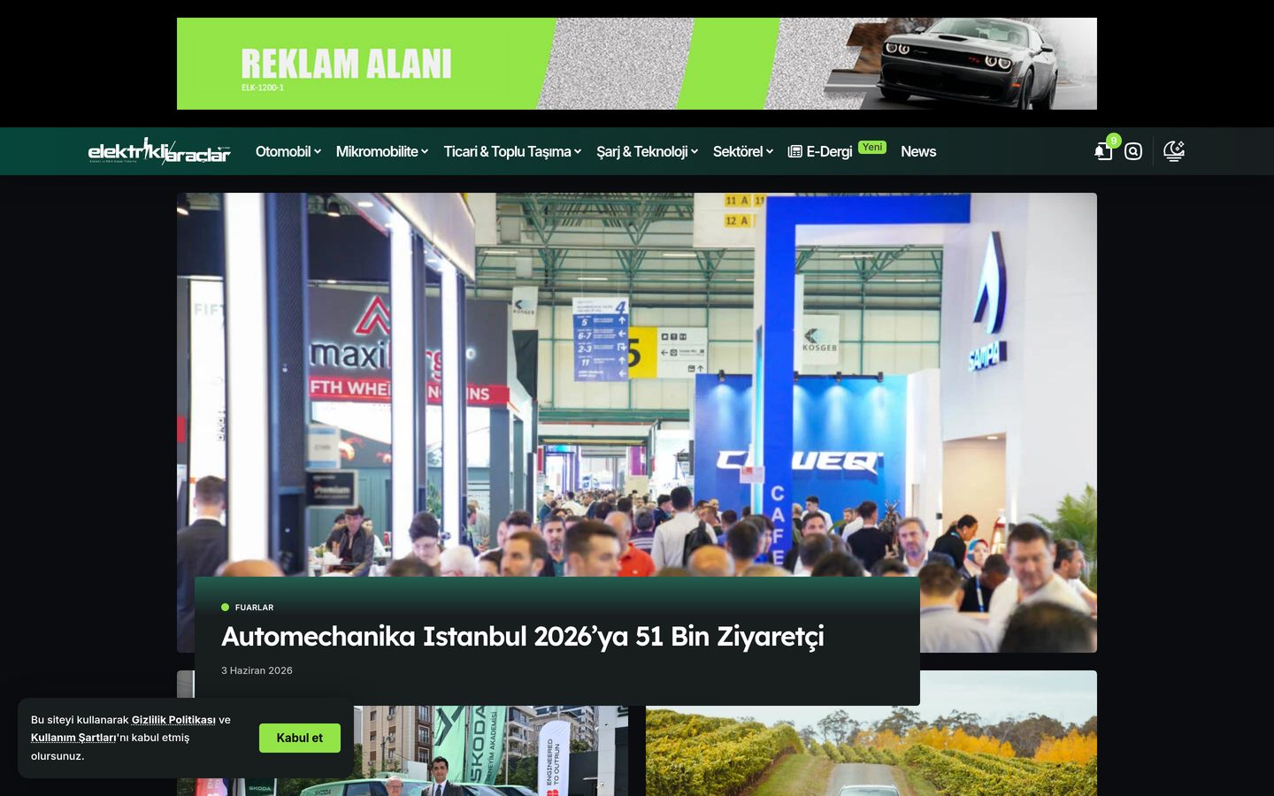 Elektrikli Araçlar Dergisi