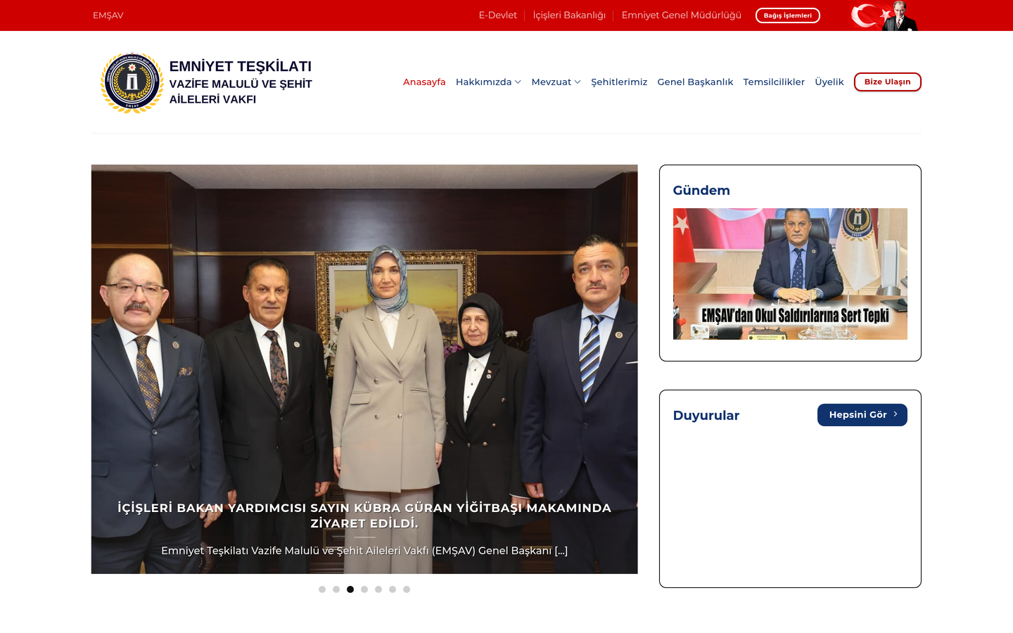 Emniyet Teşkilatı Vazife Malulü ve Şehit Aileleri Vakfı (EMŞAV)