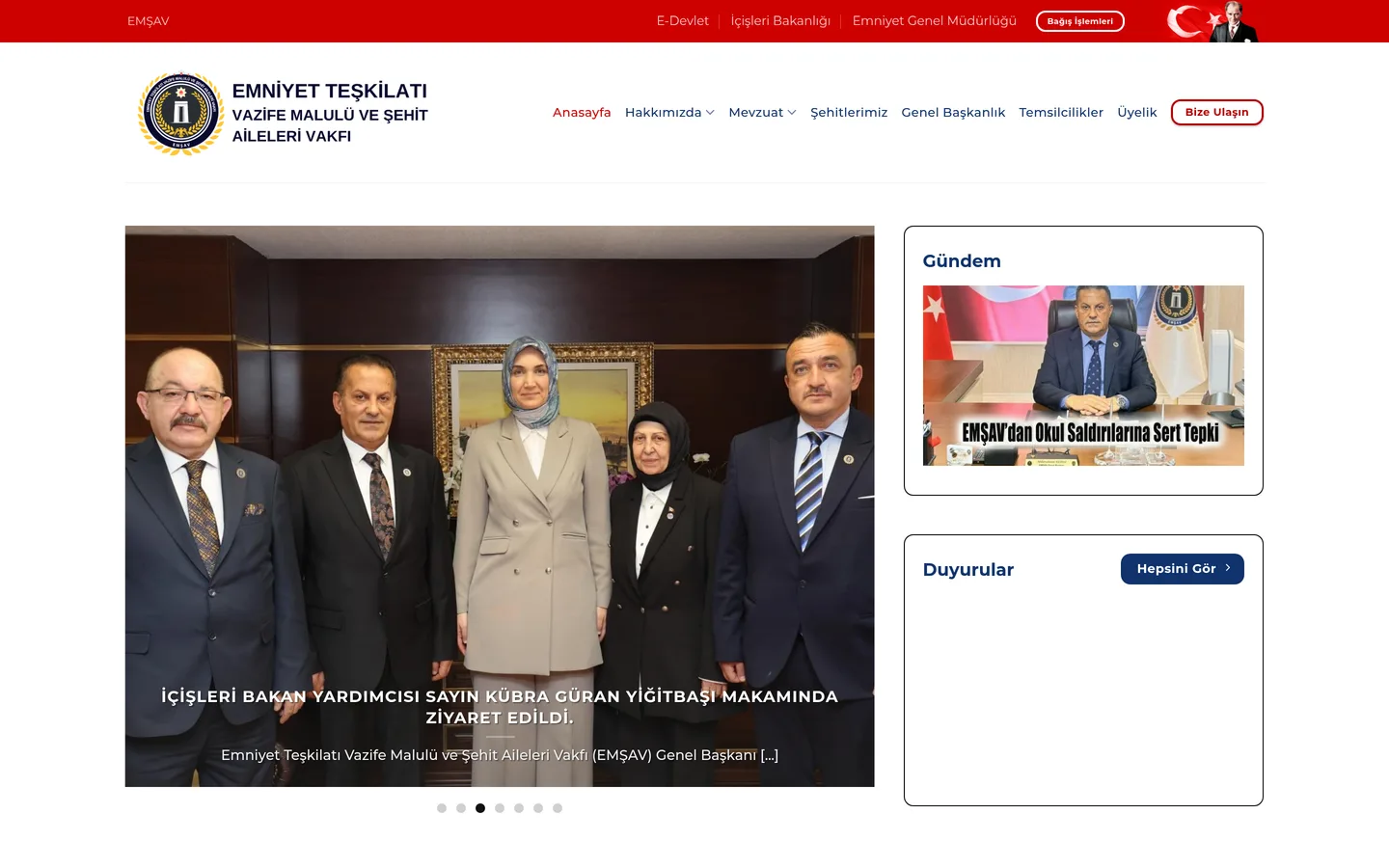 Emniyet Teşkilatı Vazife Malulü ve Şehit Aileleri Vakfı (EMŞAV)