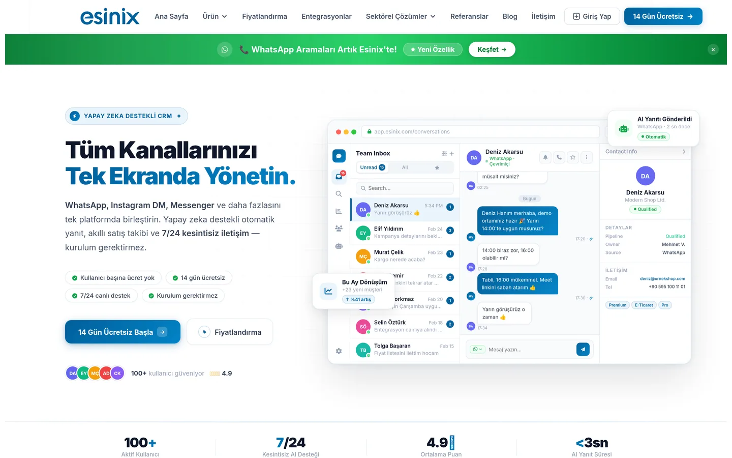 Esinix İtibar Yönetimi