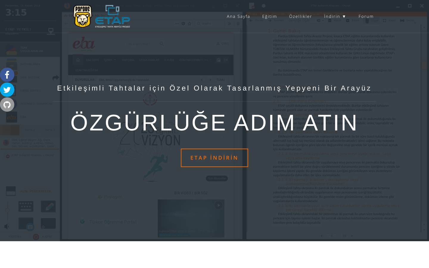 ETAP (Etkileşimli Tahta Arayüz Projesi)
