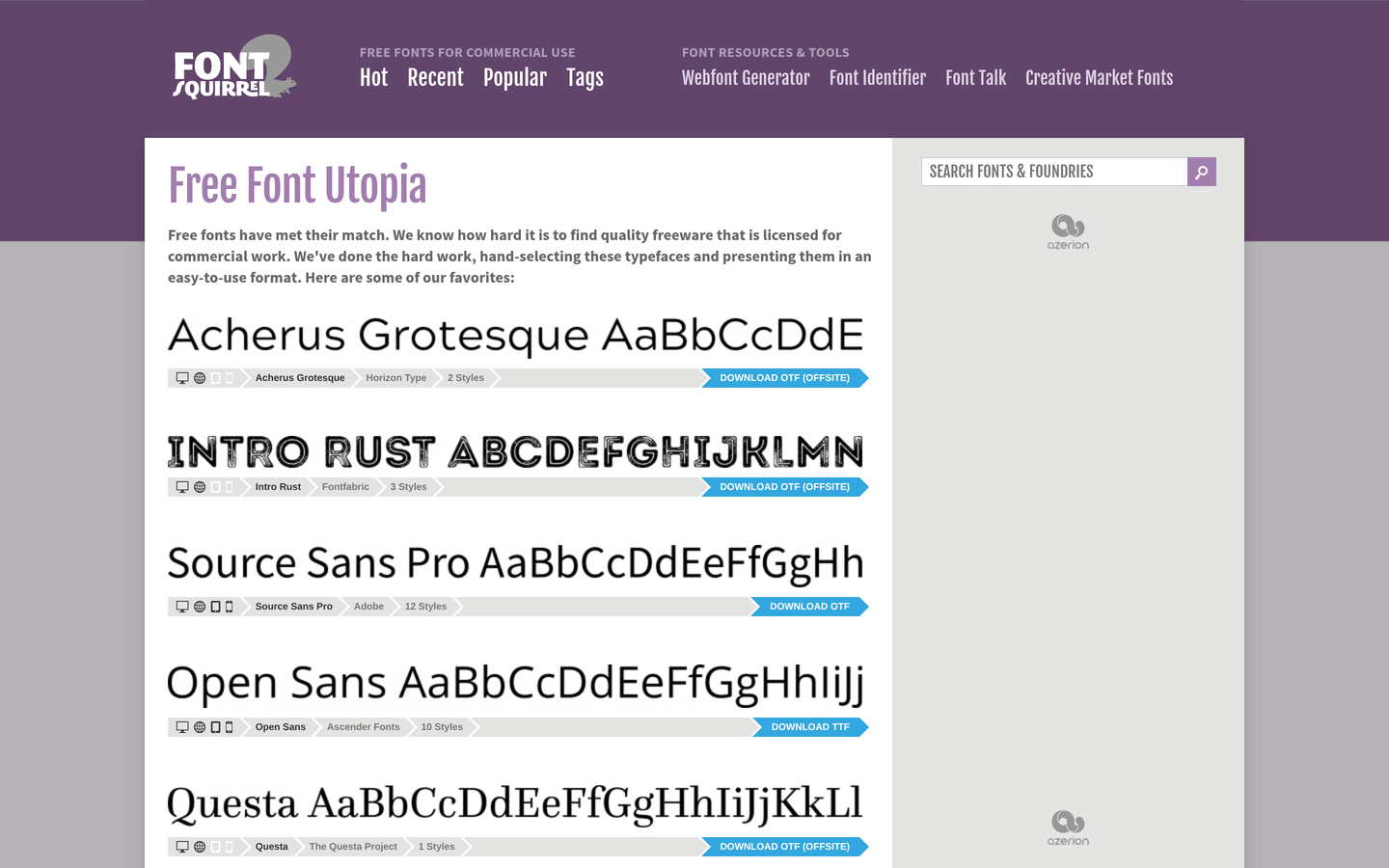 FontSquirrel