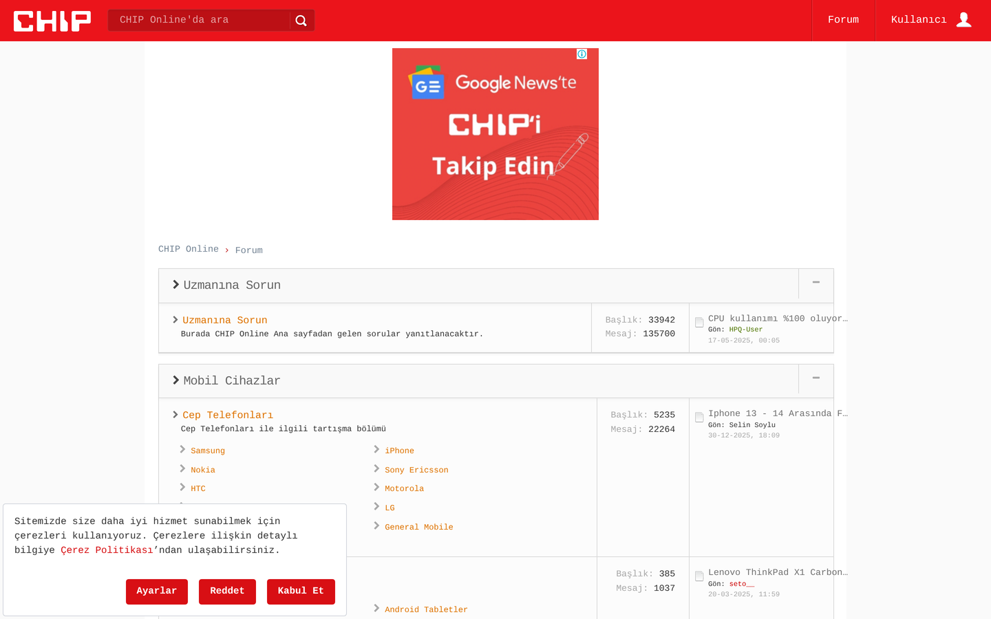Chip Online Forum