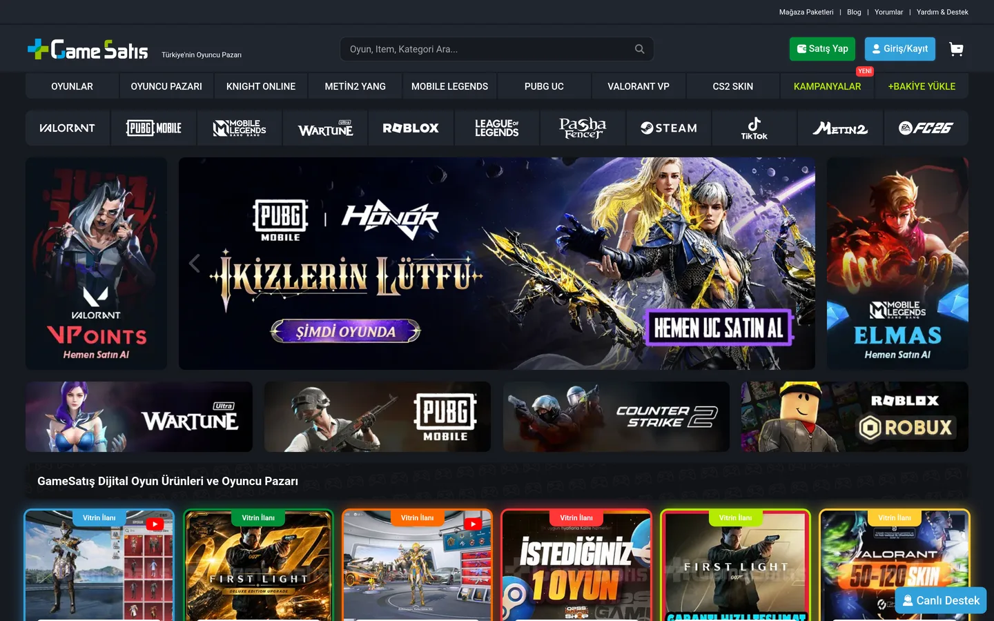 GameSatış