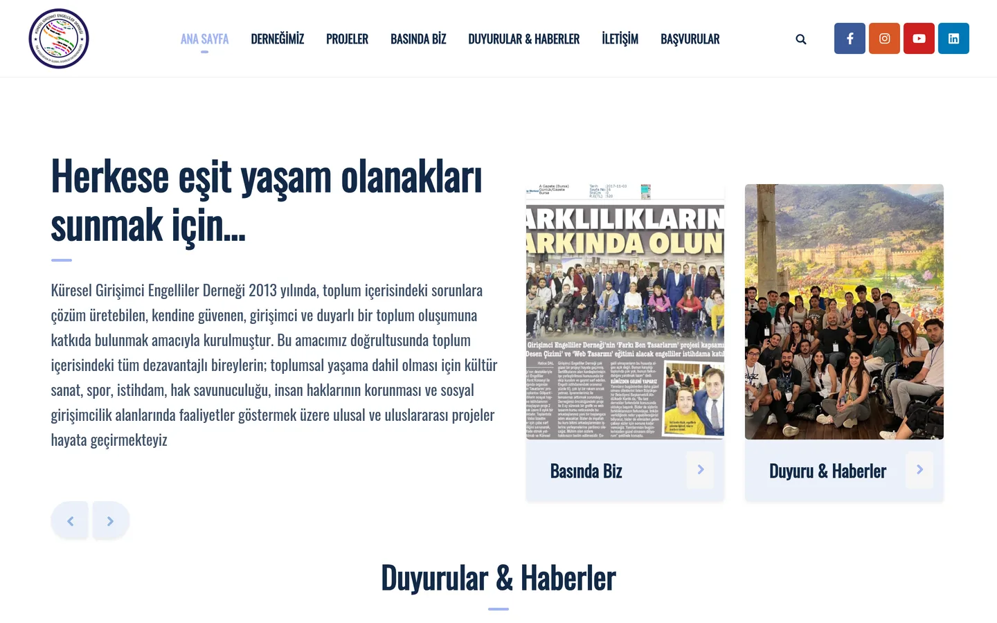 Engelli Çocuk Hakları Ağı (EÇHA) - Girisimci Engelliler