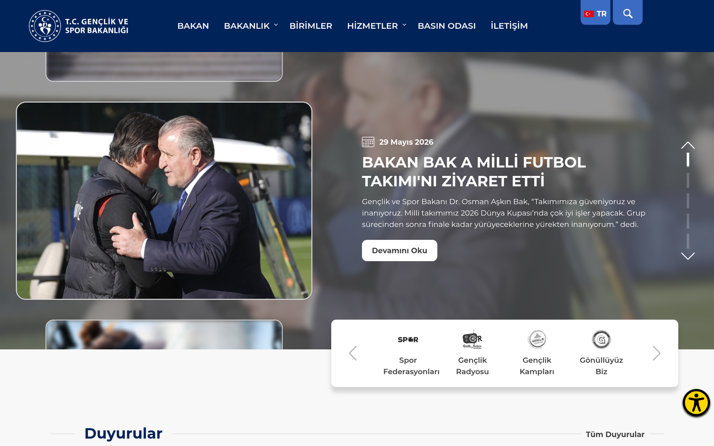 GSB (Gençlik ve Spor Bakanlığı)