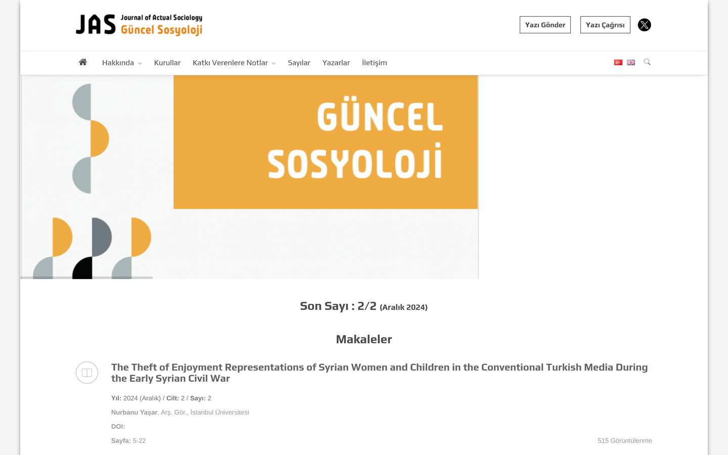 Güncel Sosyoloji