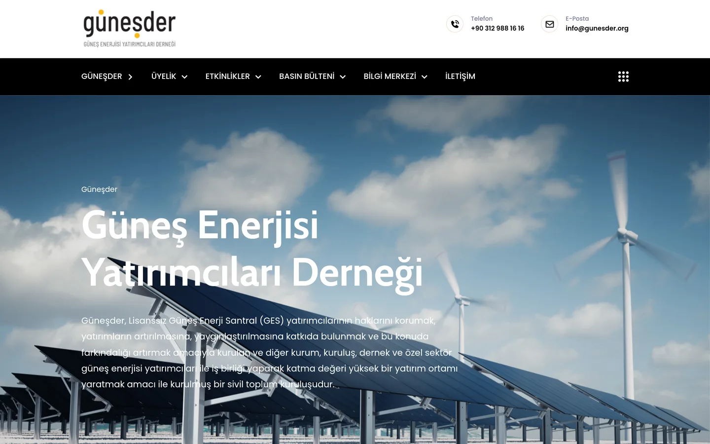 GÜNEŞDER - Güneş Enerjisi Yatırımcıları Derneği