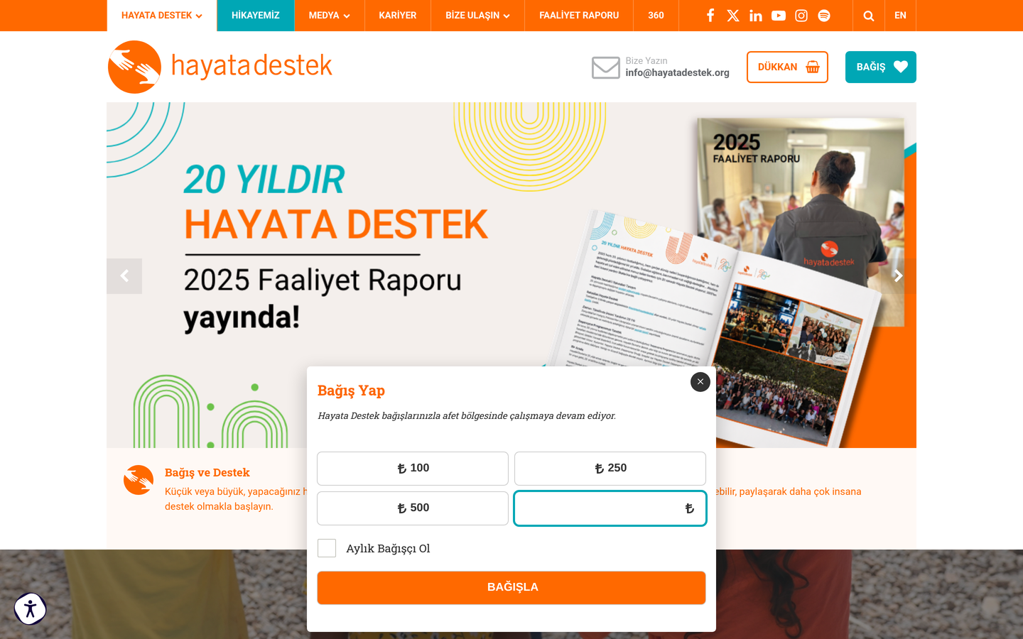 Hayata Destek Derneği