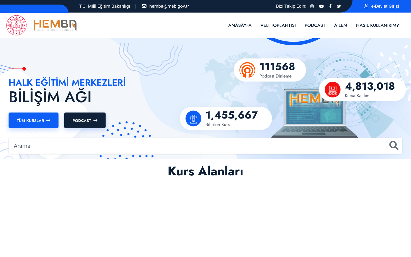 HEMBA (Halk Eğitimi Merkezleri Bilişim Ağı)