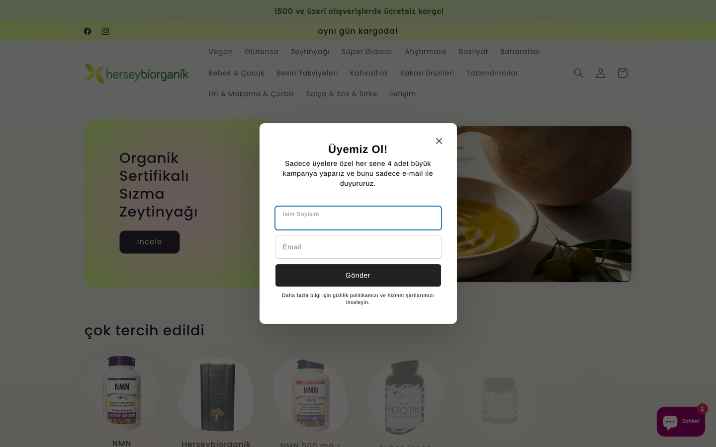 HerşeyBiOrganik