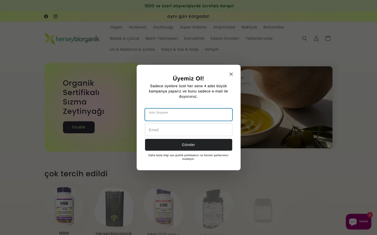 HerşeyBiOrganik