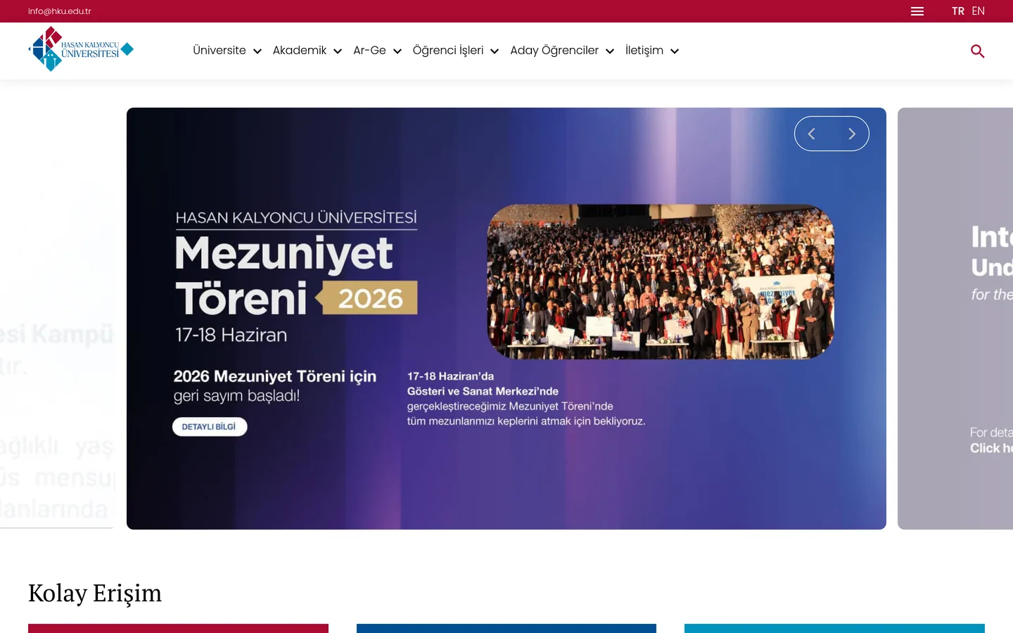 Hasan Kalyoncu Üniversitesi YADYOK