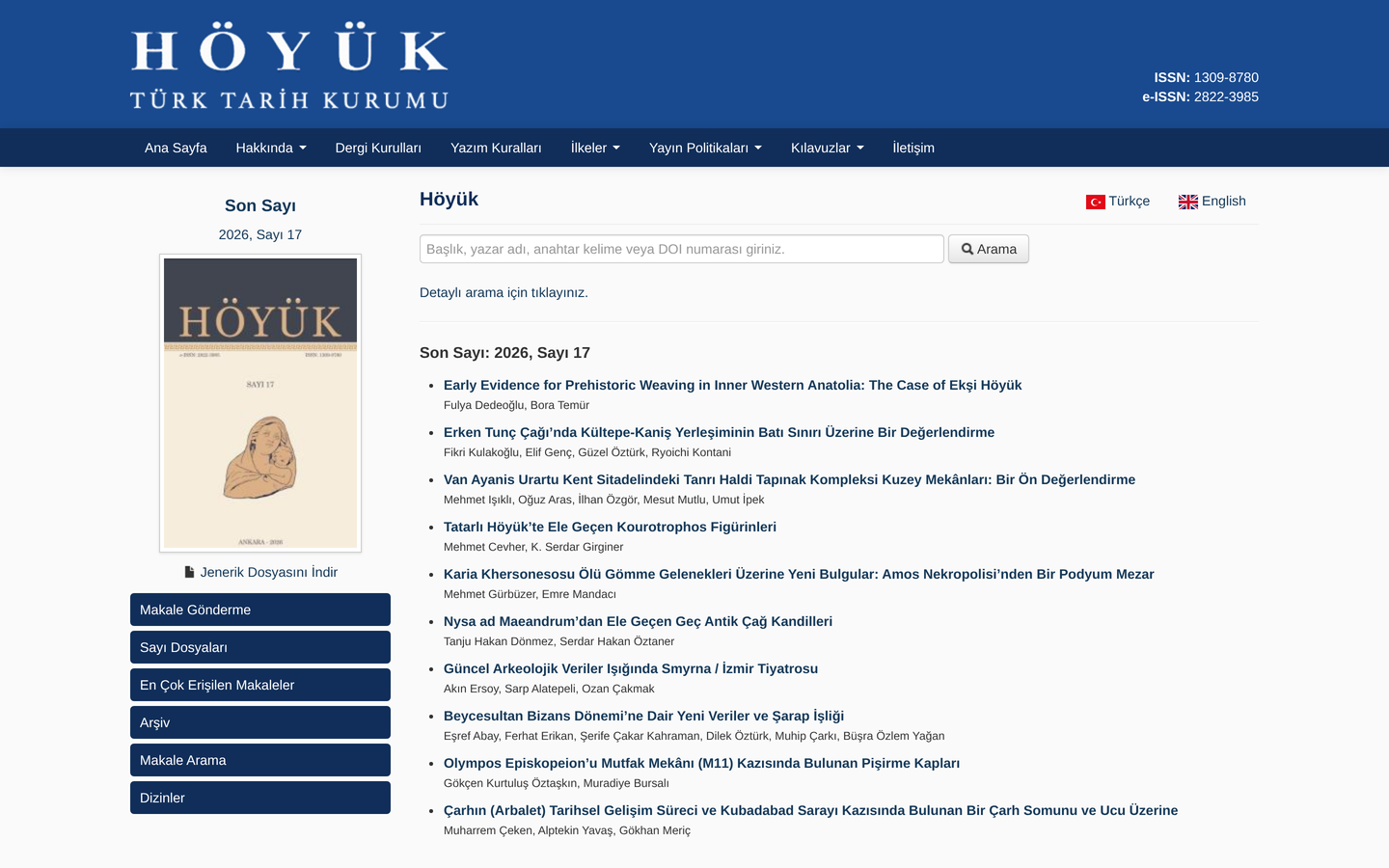 Höyük Dergisi