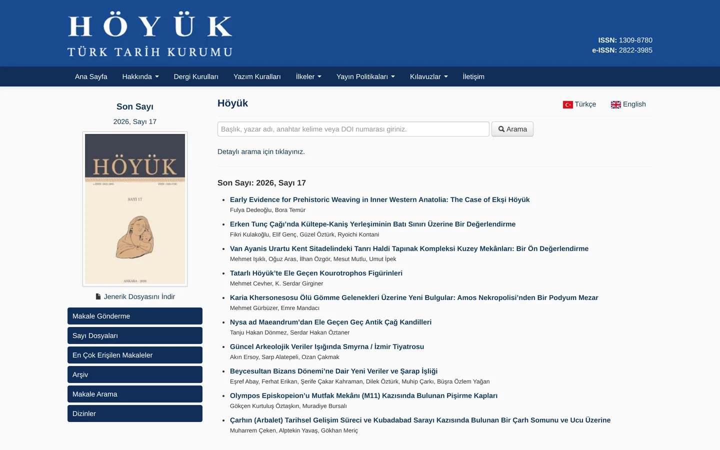 Höyük Dergisi