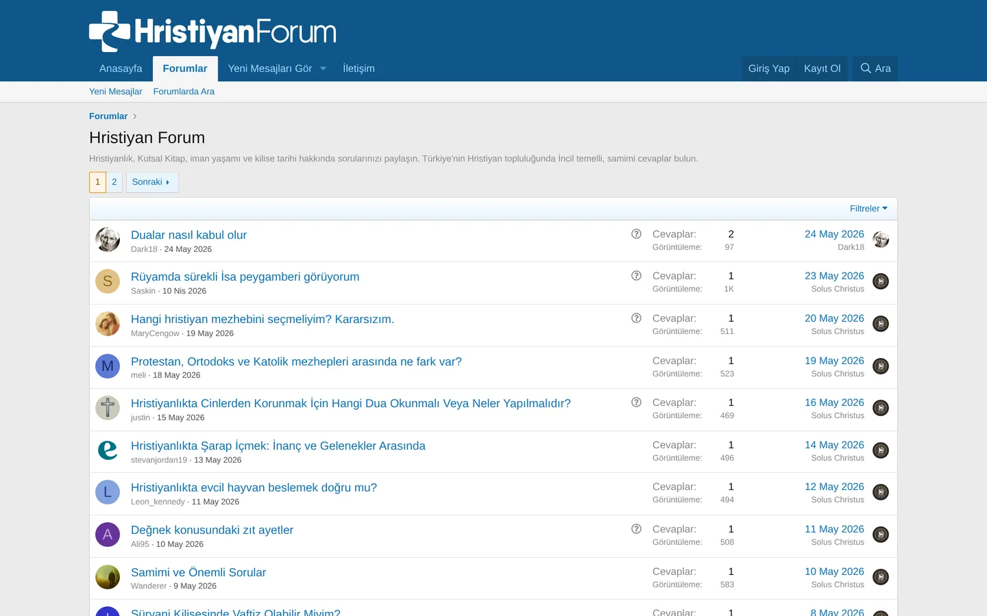 HristiyanForum.com