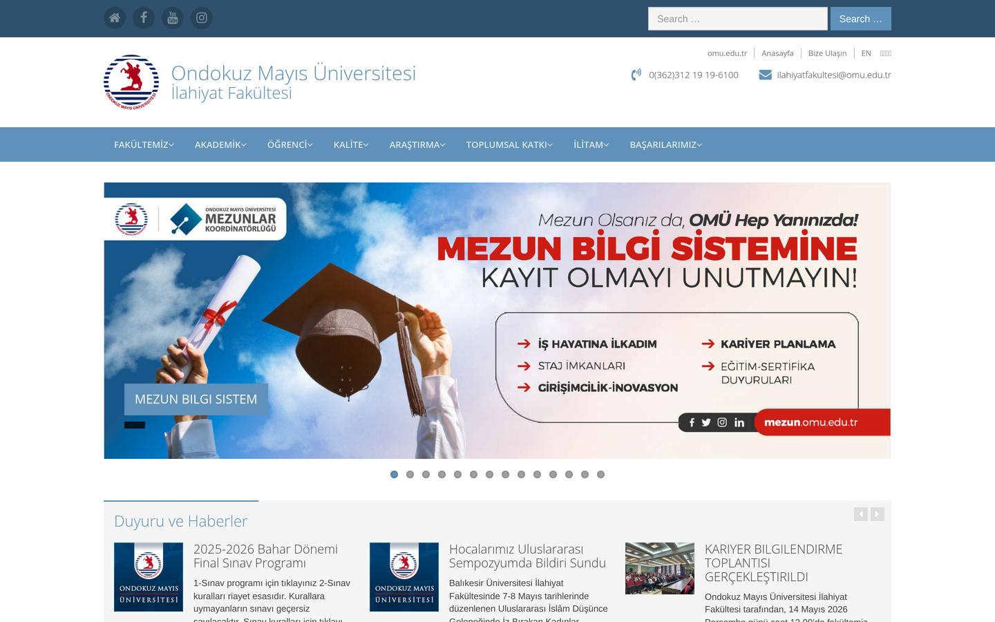 Ondokuz Mayıs Üniversitesi İlahiyat Fakültesi