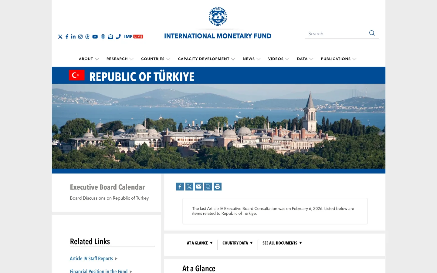 IMF (Türkiye Ülke Sayfası)