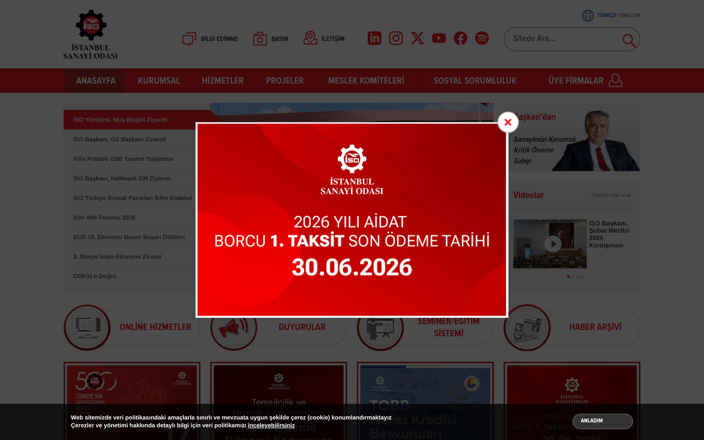 İSO Sürdürülebilirlik Platformu