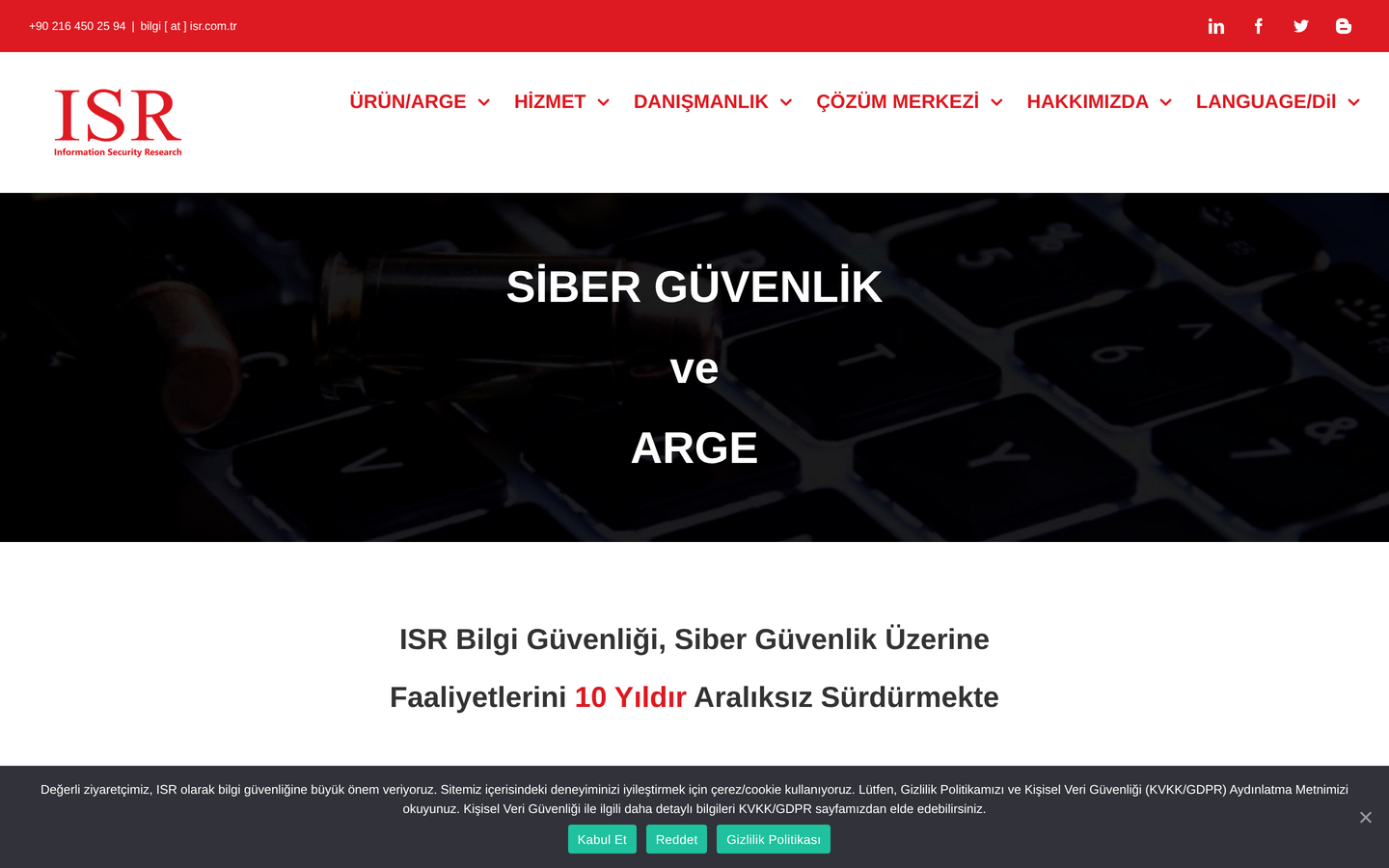 ISR Bilgi Güvenliği