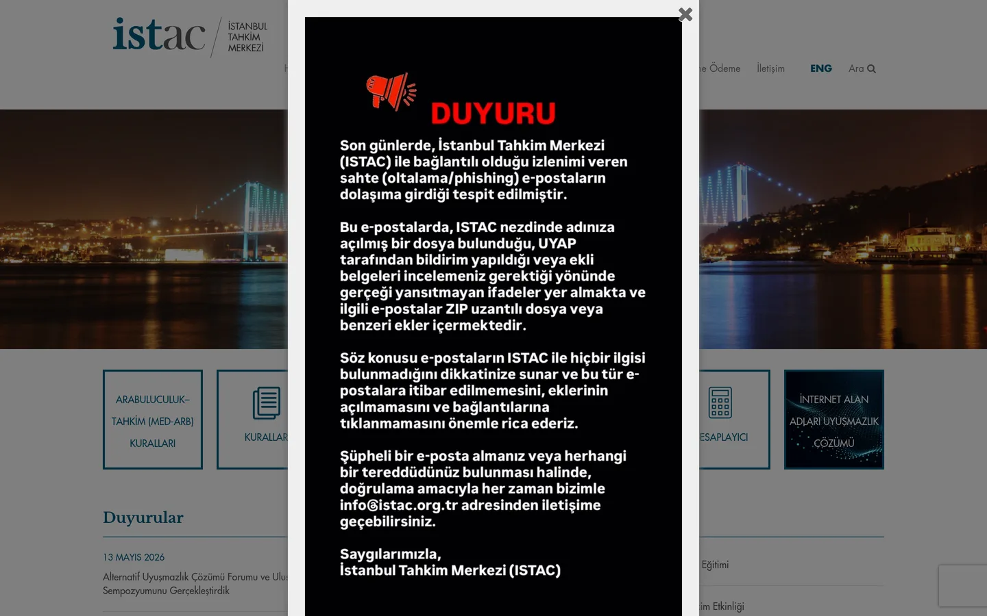 İstanbul Tahkim Merkezi (İSTAC)